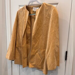 Vintage Women's Suede Blassport Jacket/blazer Camel color Size 4